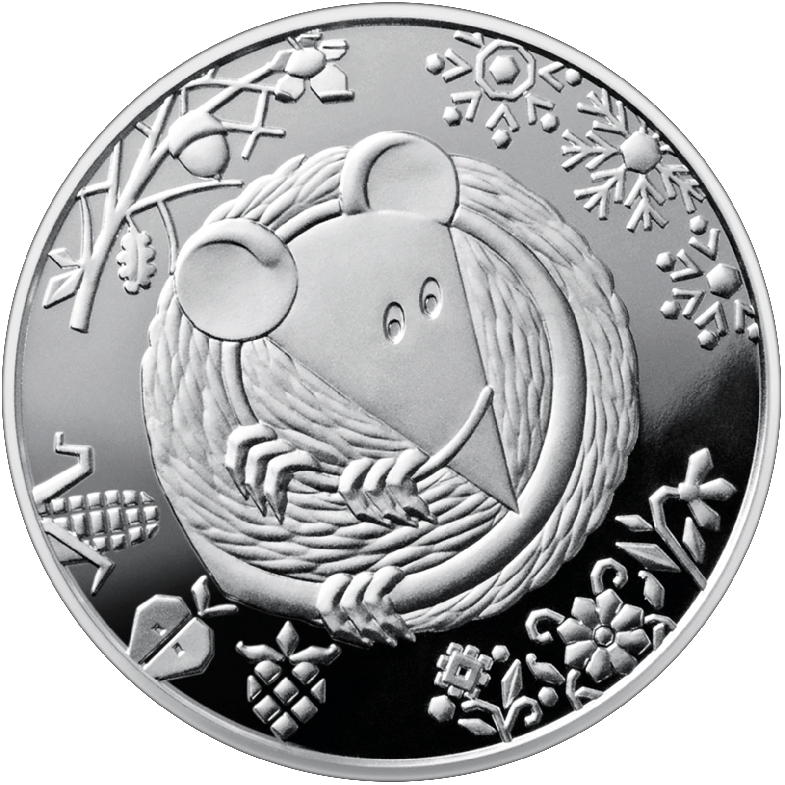 Реверс монети нейзильберу «Монета Рік Пацюка», 2020 рік, 5 ₴