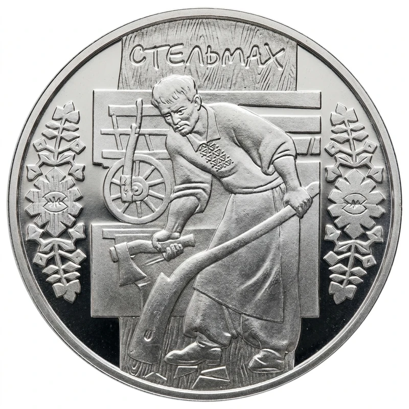Реверс монети нейзильберу «Монета Стельмах», 2009 рік, 5 ₴