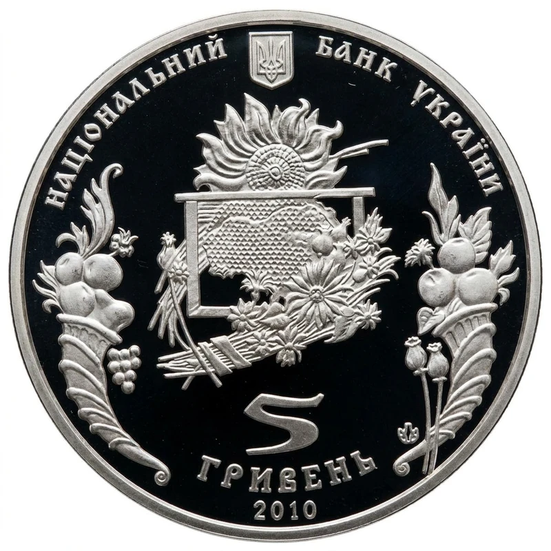 Аверс монети нейзильберу «Монета Спас», 2010 рік, 5 ₴