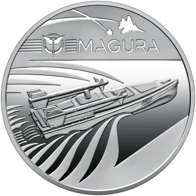 Монета `Українська бавовна. Безпілотний надводний апарат "Magura"` у сувенірному пакованні 5 грн.